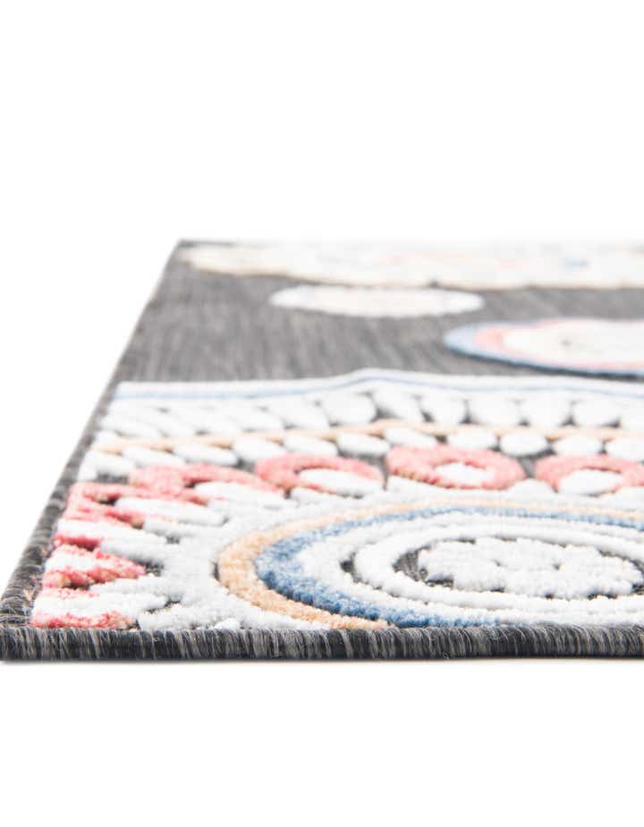 8' 2 x 8' 2 Easy-Clean Botanical Indoor / Outdoor Square Rug