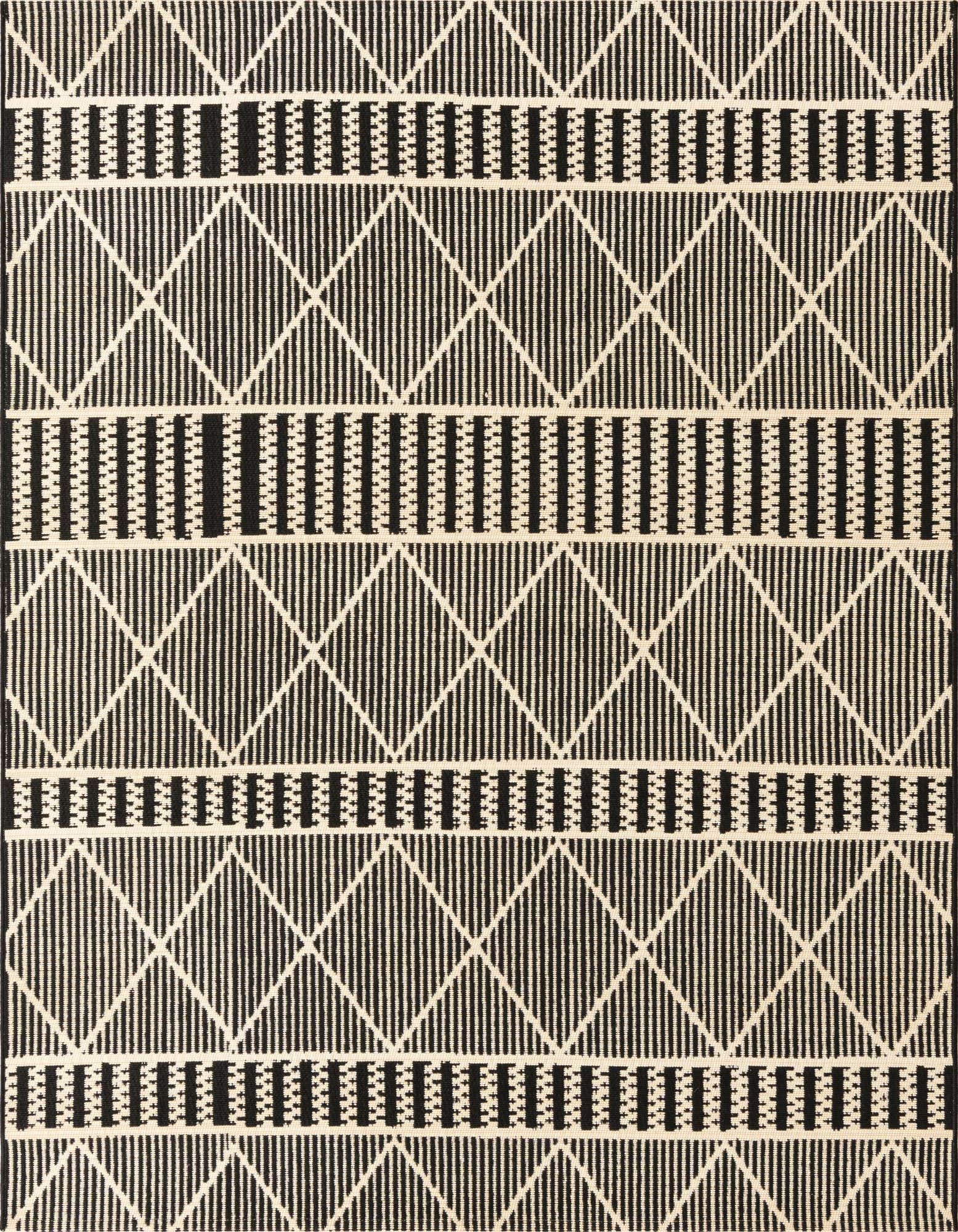 6' x 6' Easy-Clean Lattice Indoor / Outdoor Square Rug