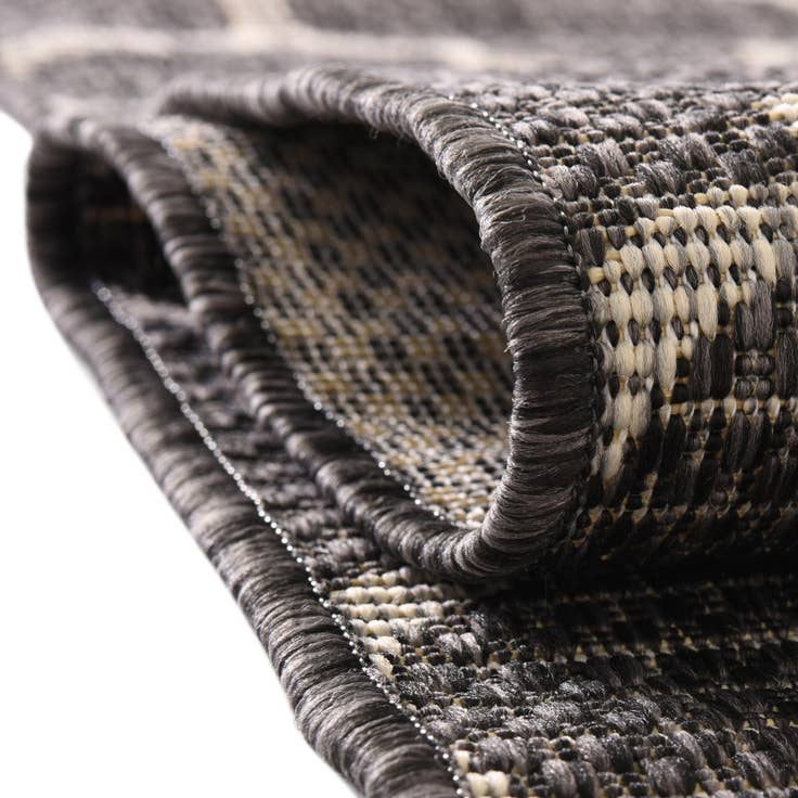 Detail image of 13' x 13' Easy-Clean Lattice Indoor / Outdoor Square Rug