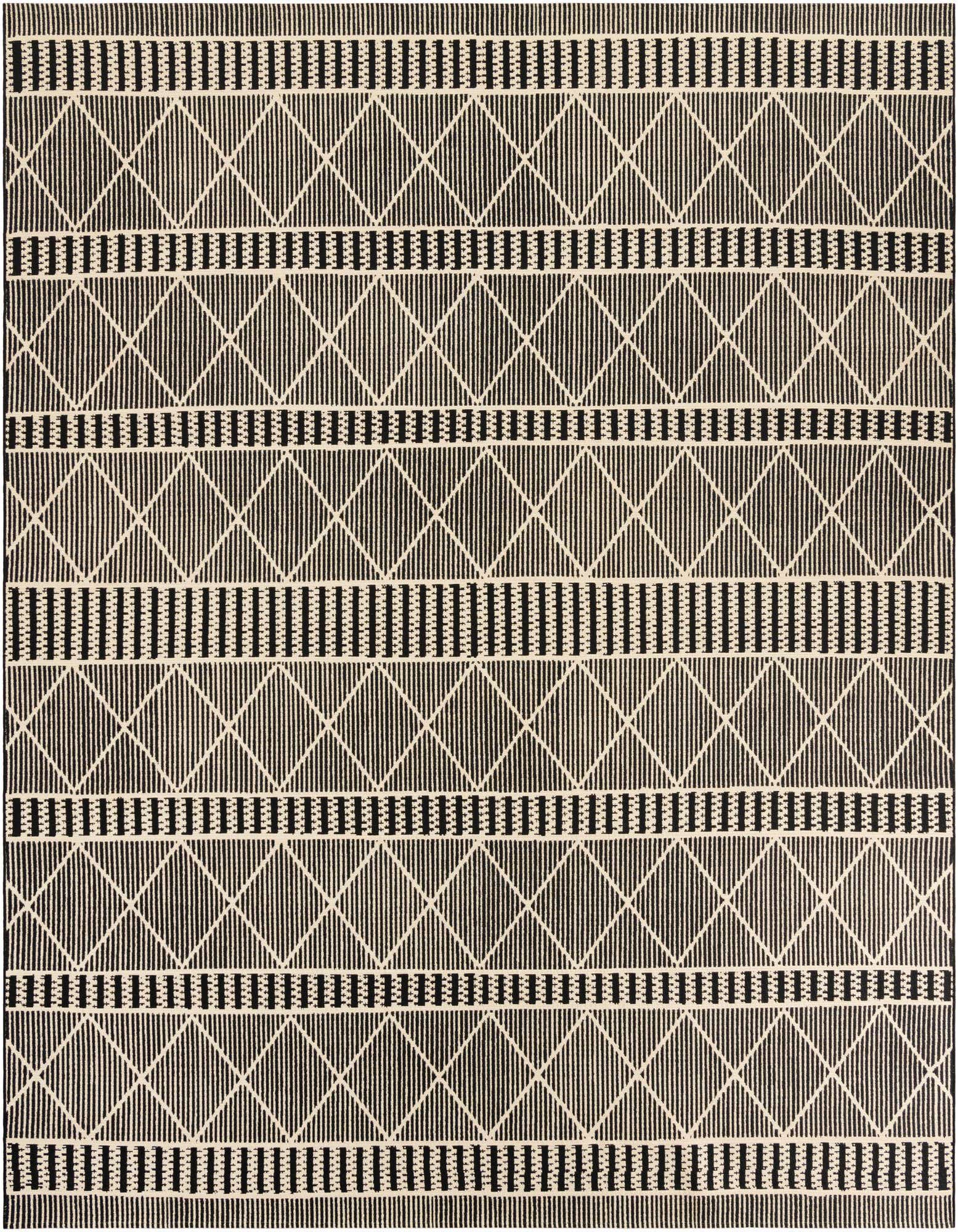 10' x 10' Easy-Clean Lattice Indoor / Outdoor Square Rug