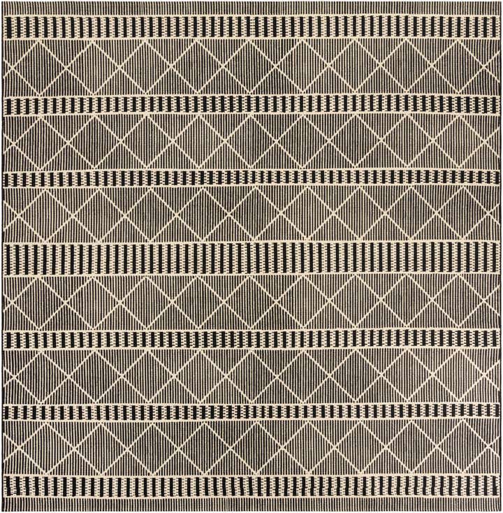 10' x 10' Easy-Clean Lattice Indoor / Outdoor Square Rug