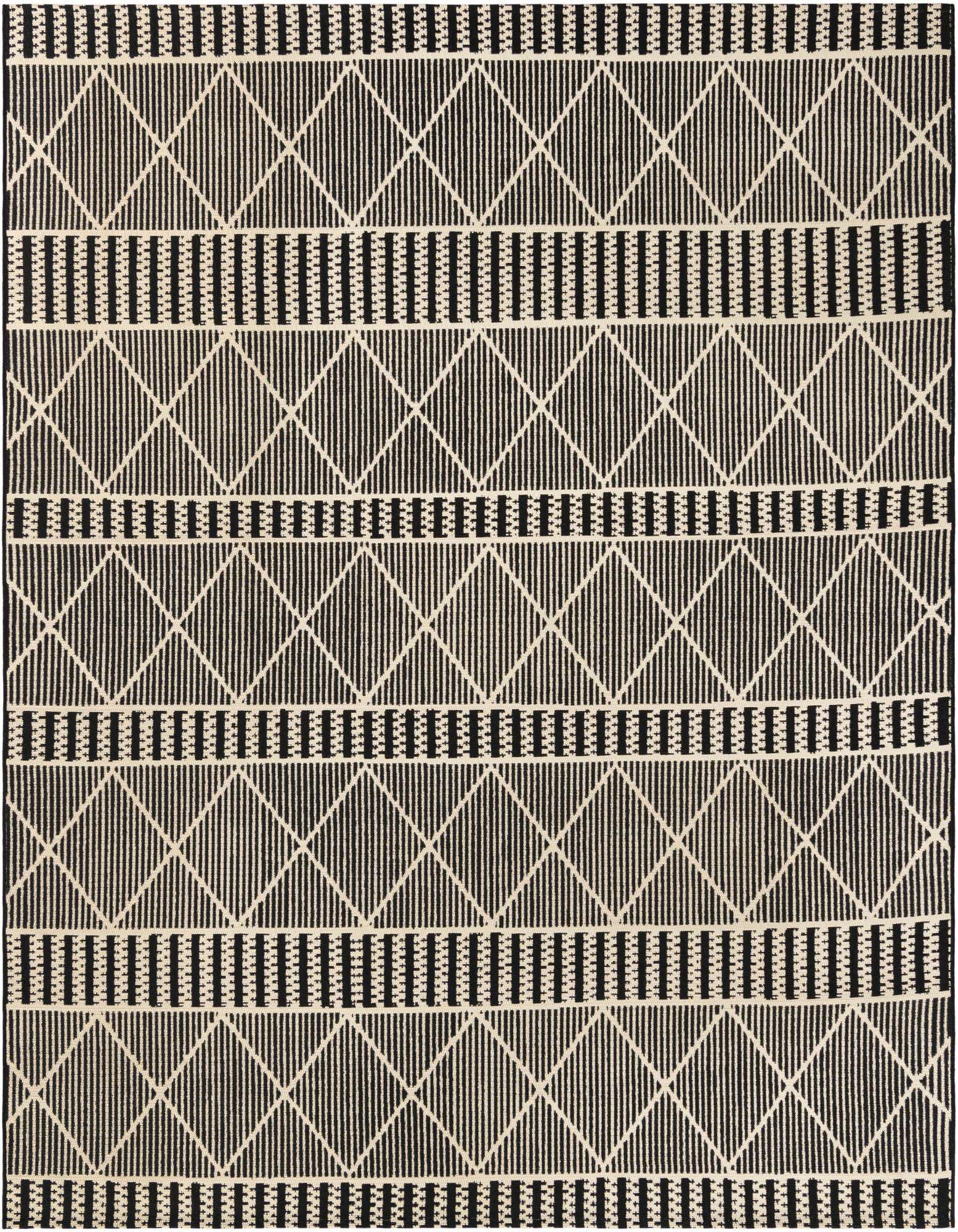 7' 10 x 7' 10 Easy-Clean Lattice Indoor / Outdoor Square Rug