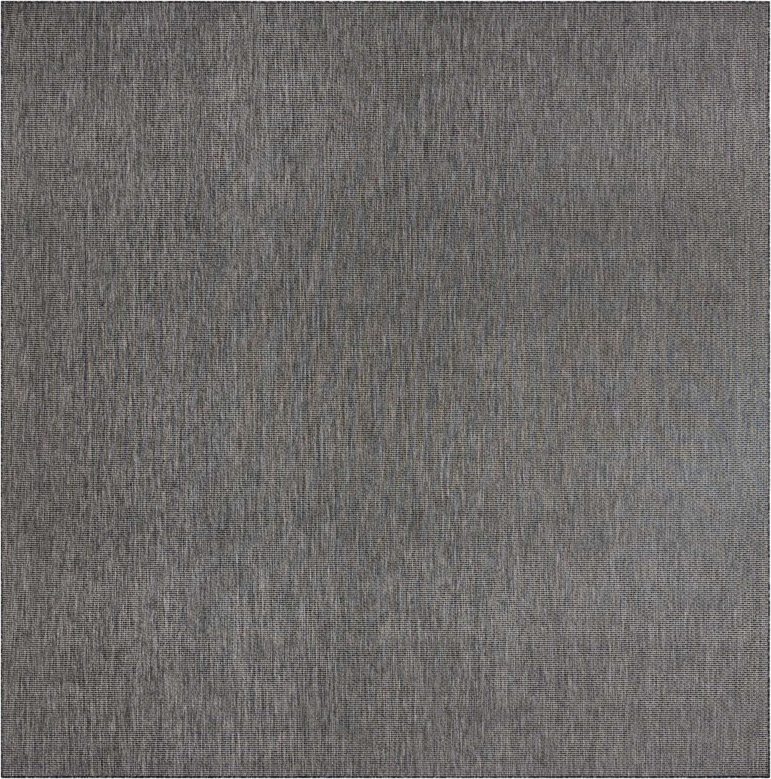 13' x 13' Easy-Clean Solid Indoor / Outdoor Square Rug