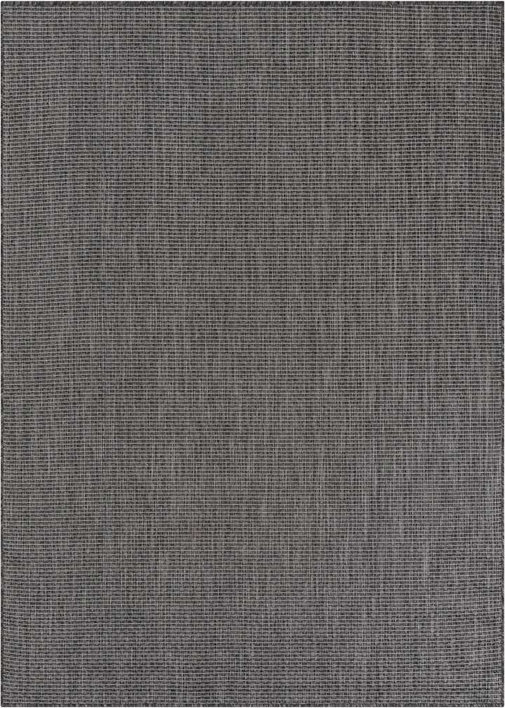 6' 1 x 6' 1 Easy-Clean Solid Indoor / Outdoor Square Rug