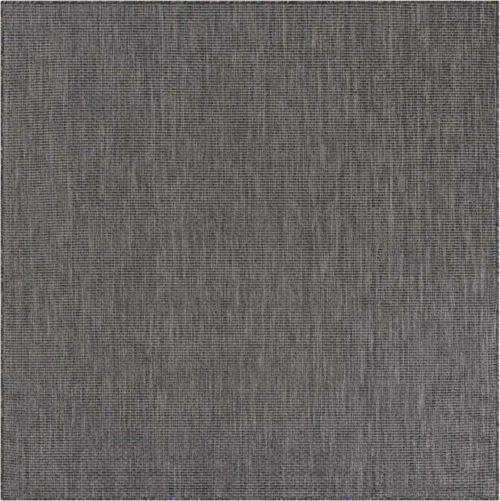 6' 1 x 6' 1 Easy-Clean Solid Indoor / Outdoor Square Rug