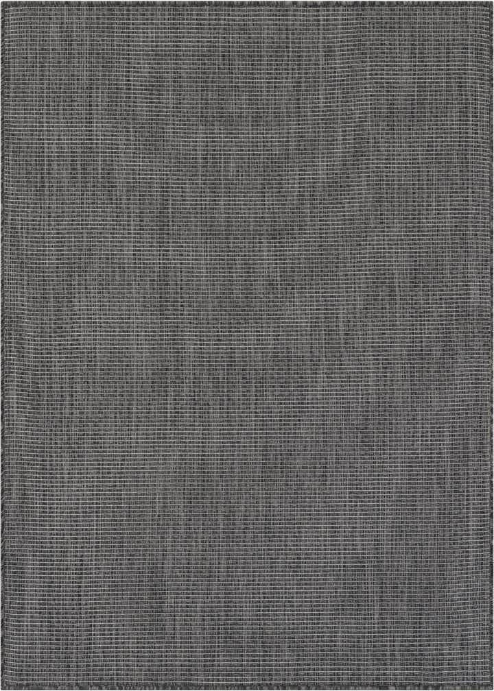 5' 3 x 5' 3 Easy-Clean Solid Indoor / Outdoor Square Rug