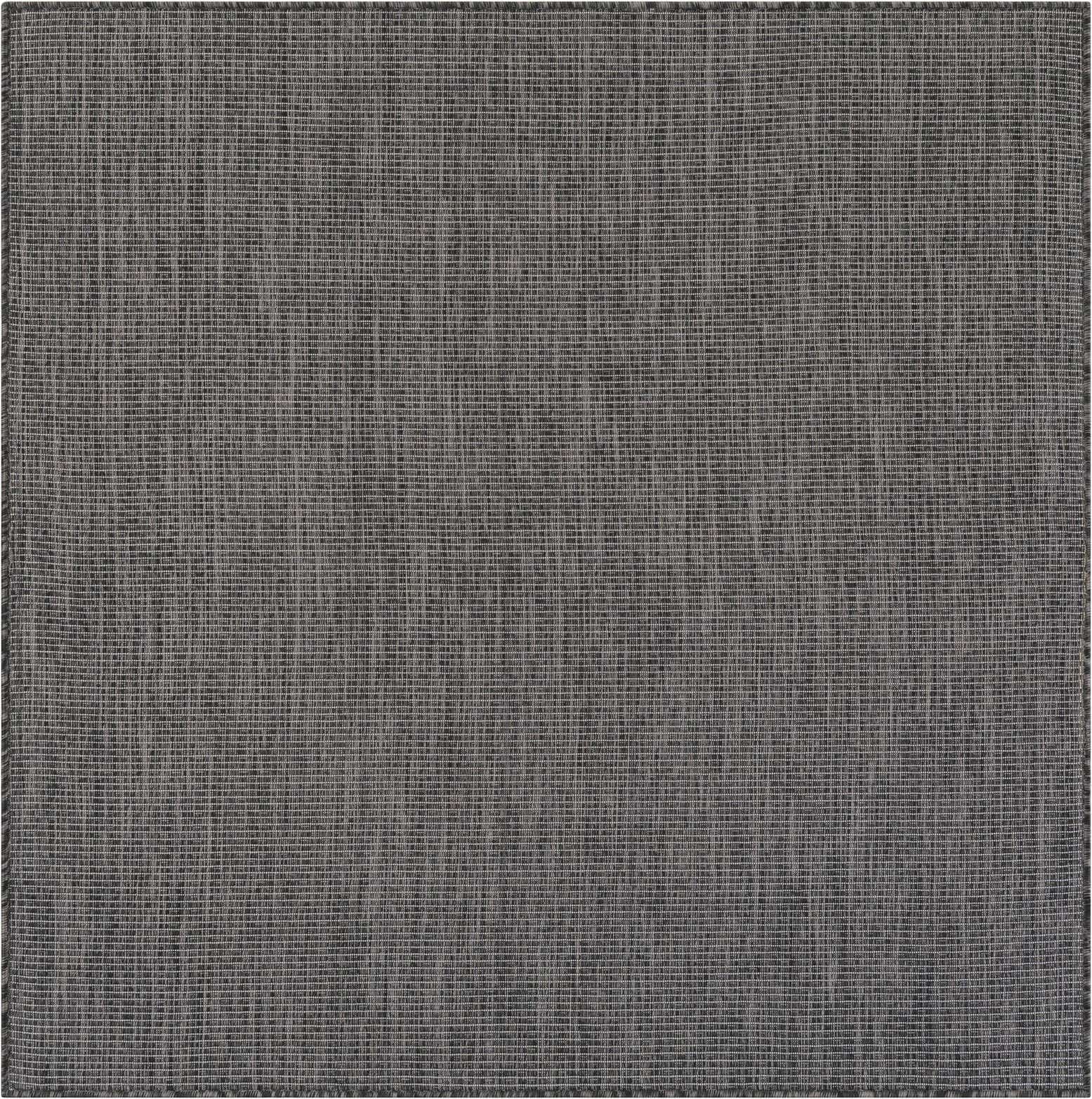 5' 3 x 5' 3 Easy-Clean Solid Indoor / Outdoor Square Rug