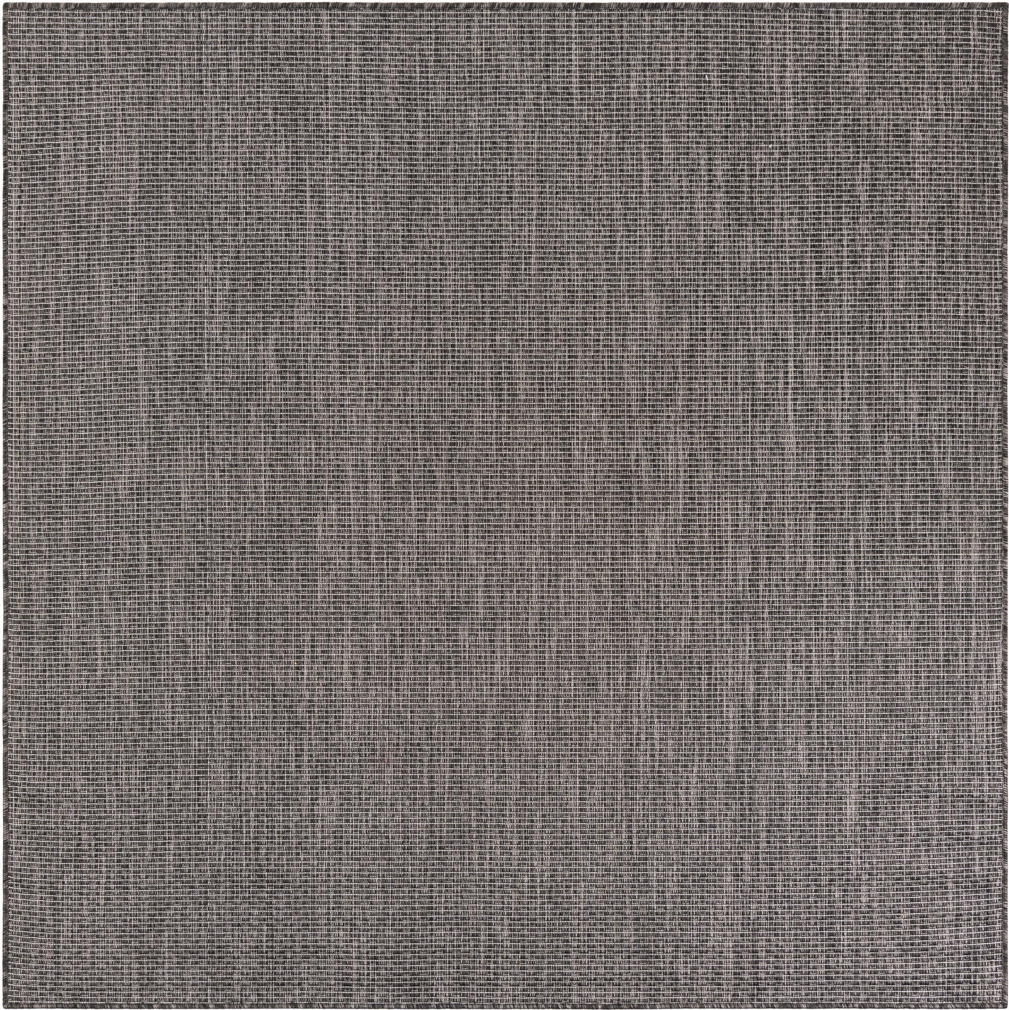 6' 1 x 6' 1  Washable Solid Indoor / Outdoor Square Rug