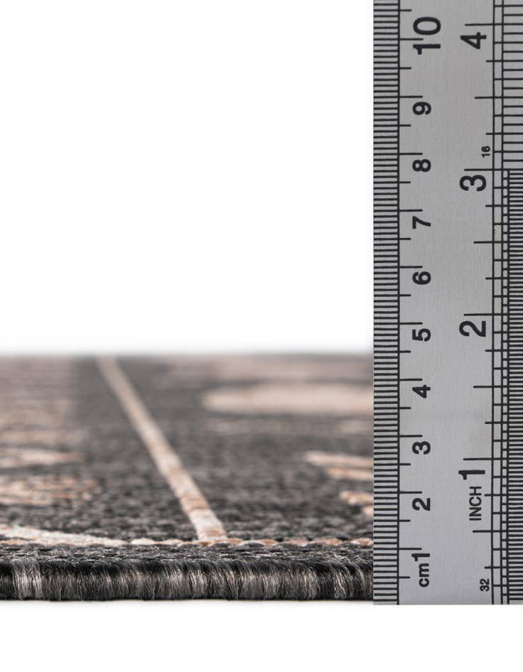Detail image of 12' x 12' Easy-Clean Southwestern Indoor / Outdoor Square Rug