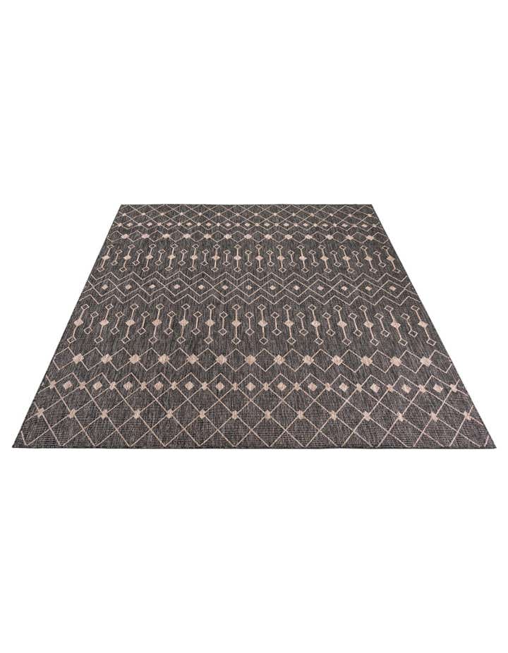 8' x 8' 2 Easy-Clean Trellis Indoor / Outdoor Square Rug