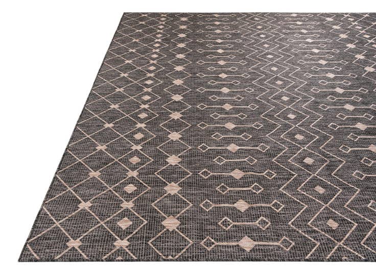 Detail image of 8' x 8' 2 Easy-Clean Trellis Indoor / Outdoor Square Rug