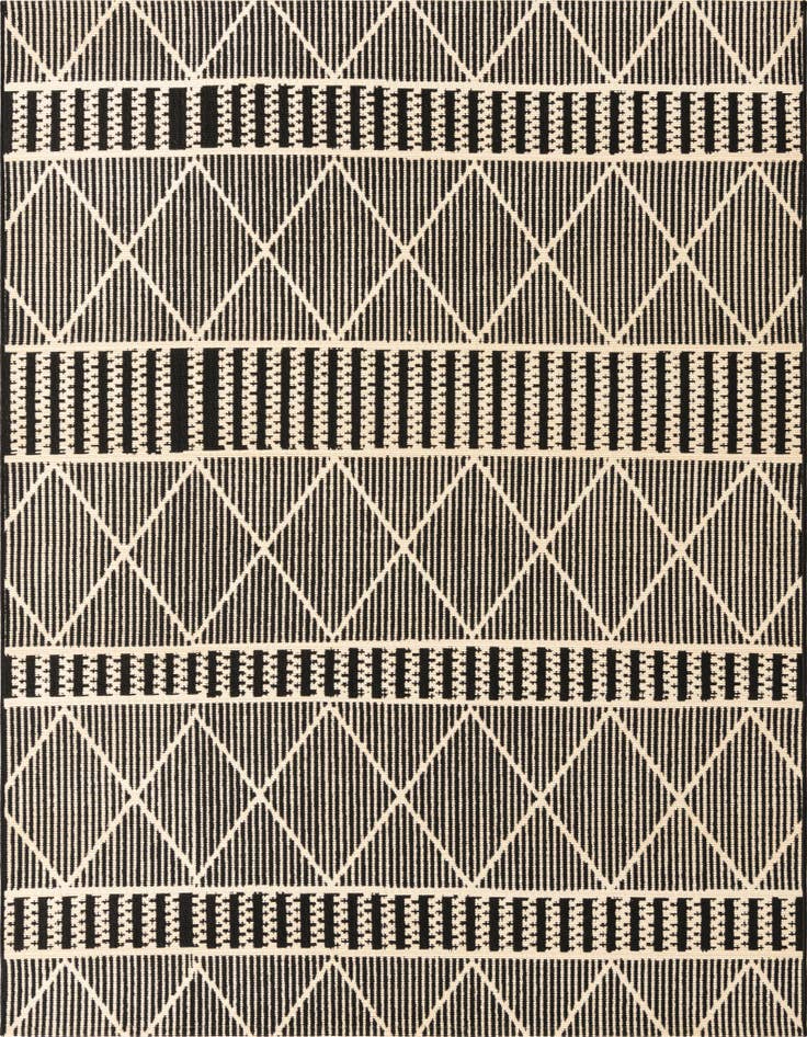 Detail image of 6' x 6' Easy-Clean Trellis Indoor / Outdoor Square Rug