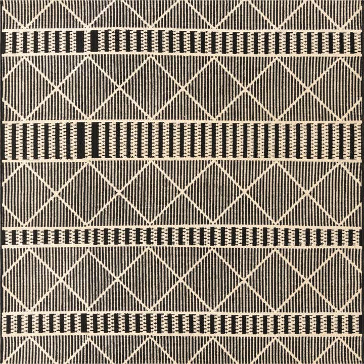 6' x 6' Easy-Clean Trellis Indoor / Outdoor Square Rug