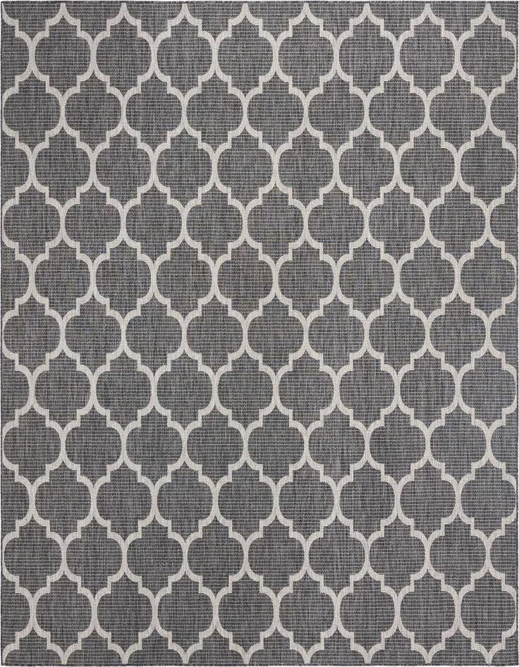 Detail image of 10' 8 x 10' 8 Easy-Clean Trellis Indoor / Outdoor Square Rug