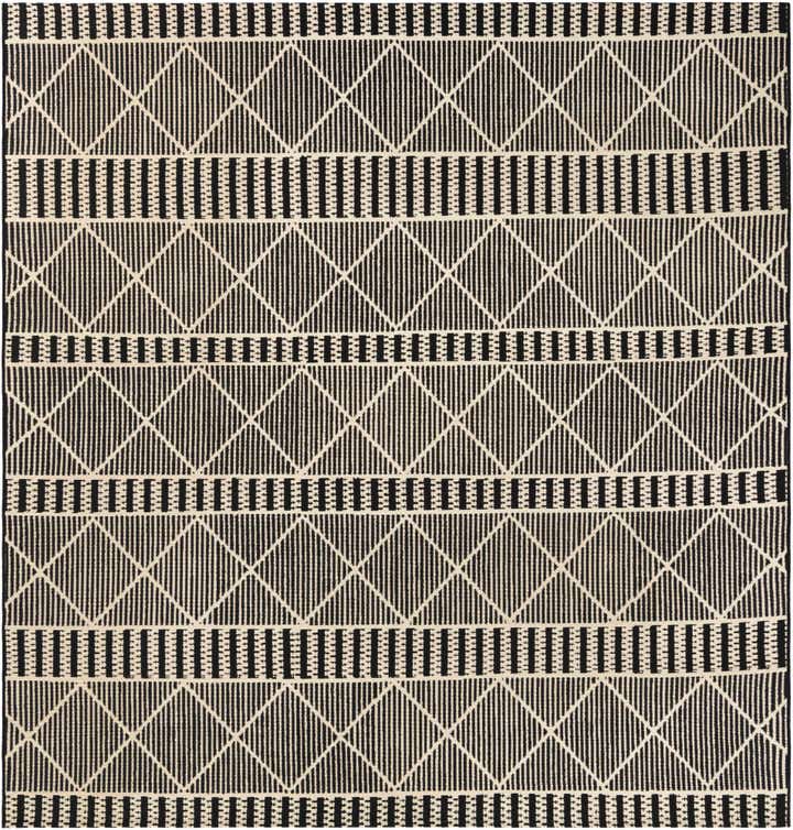 7' 10 x 7' 10 Easy-Clean Trellis Indoor / Outdoor Square Rug