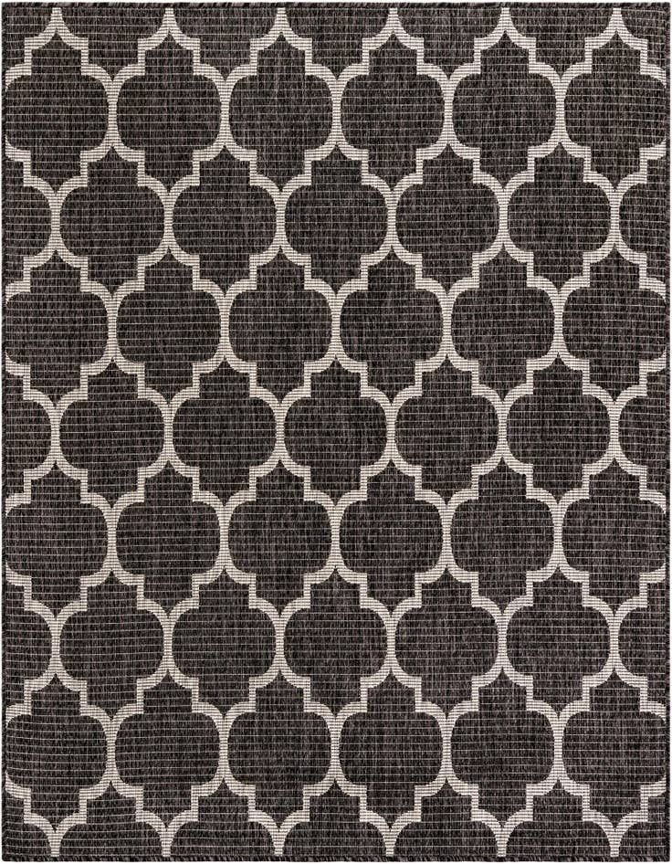 Detail image of 6' x 6' Easy-Clean Trellis Indoor / Outdoor Square Rug