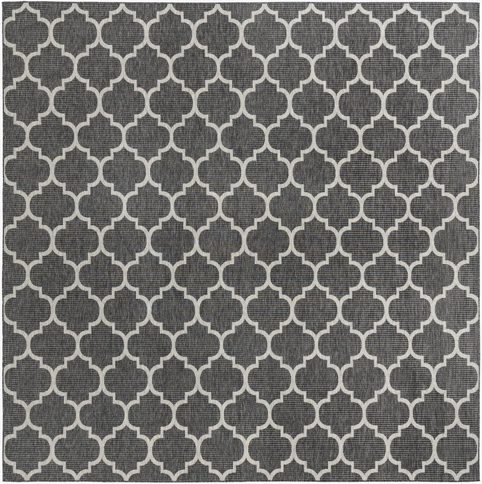 13' x 13'  Washable Trellis Indoor / Outdoor Square Rug