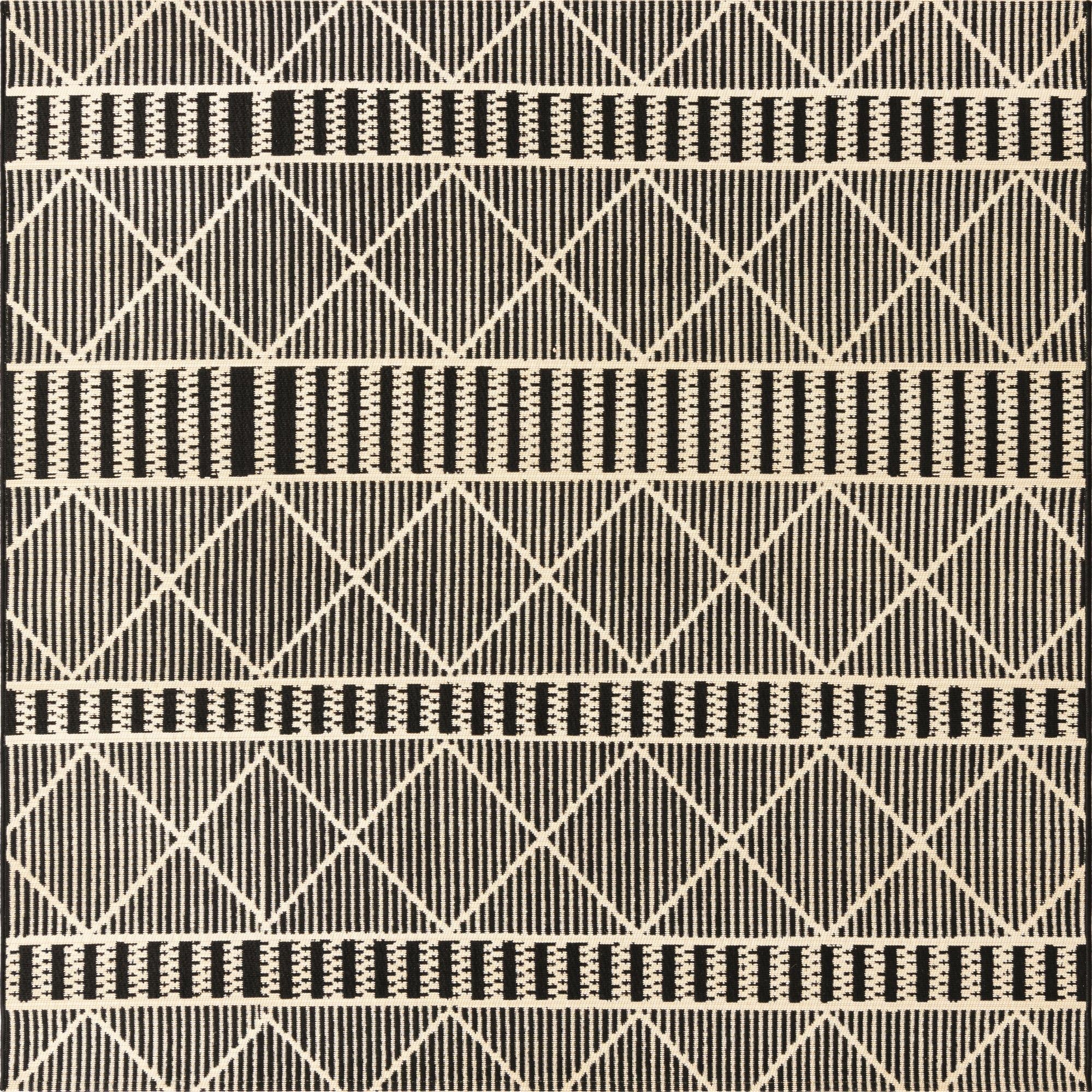 6' x 6'  Washable Trellis Indoor / Outdoor Square Rug
