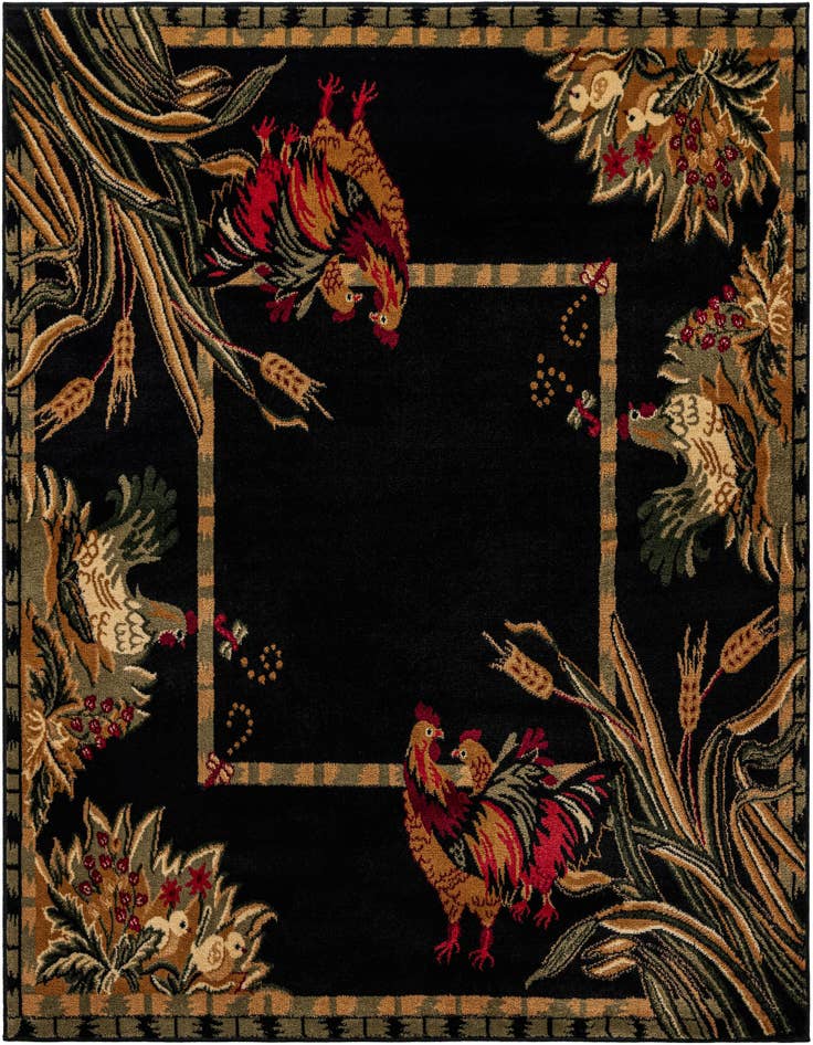 Detail image of 6' x 6' Pastoral Square Rug