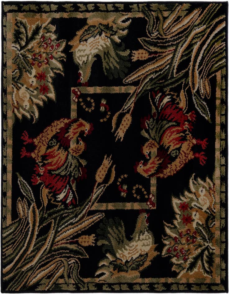 Detail image of 3' x 3' Pastoral Square Rug