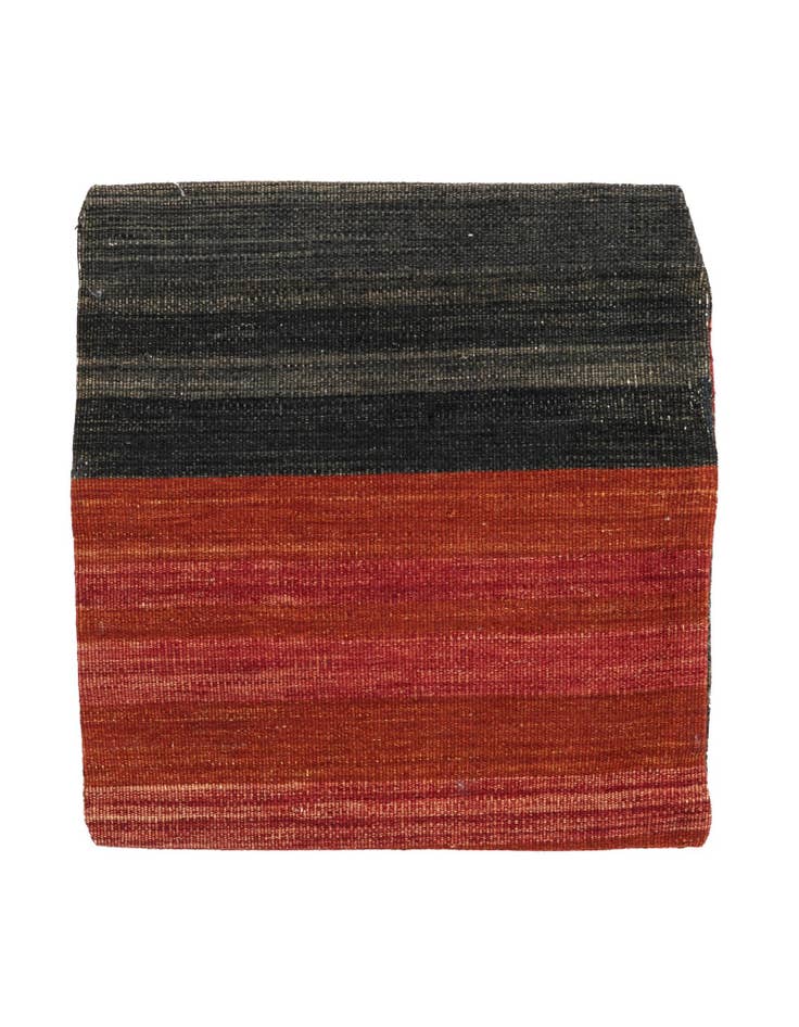 Detail image of 1' 6 x 1' 7 Hand Woven Pillow Wool Square Rug