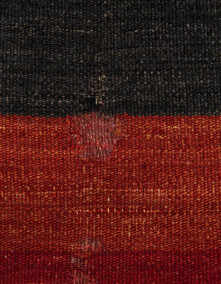 Detail image of 1' 4 x 1' 7  Hand Woven Pillow Wool Square Rug