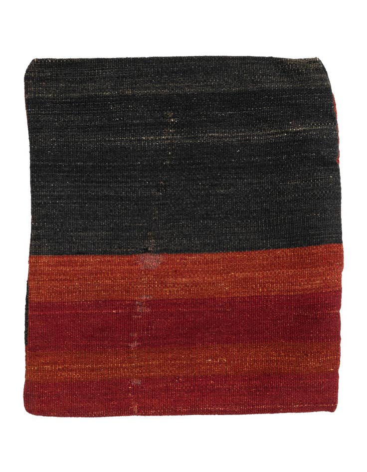 Detail image of 1' 4 x 1' 7 Hand Woven Pillow Wool Square Rug