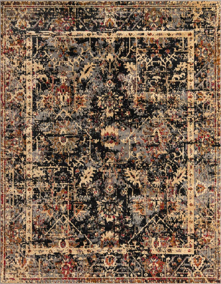 Detail image of 7' 10 x 7' 10 Saturn Square Rug