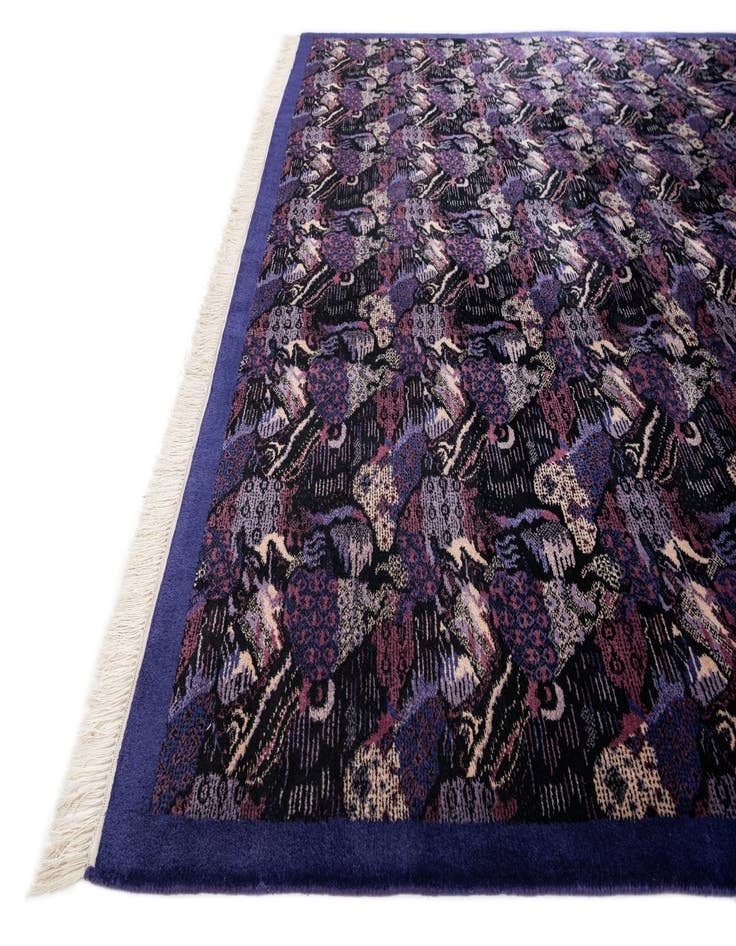 Detail image of 7' 6 x 8' Hand Knotted Tibet Wool Square Rug