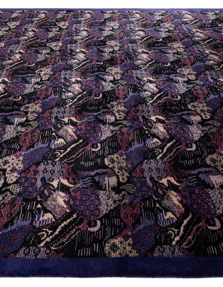 Detail image of 7' 6 x 8' Hand Knotted Tibet Wool Square Rug