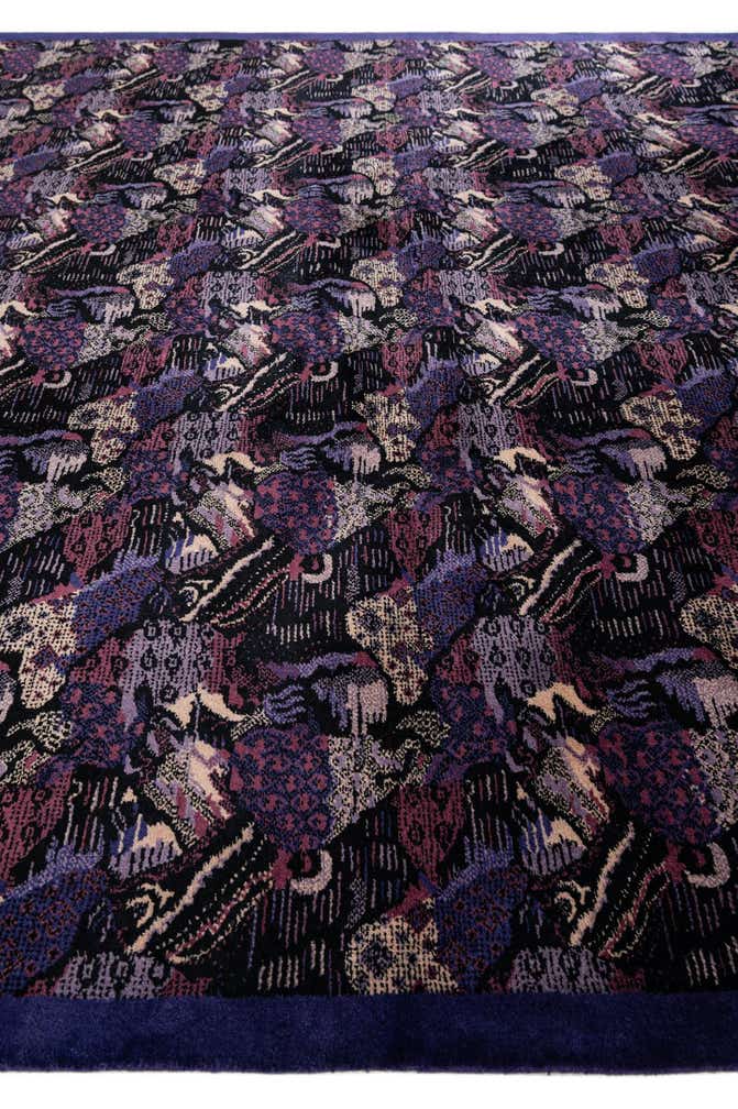 7' 6 x 8' Hand Knotted Tibet Wool Square Rug