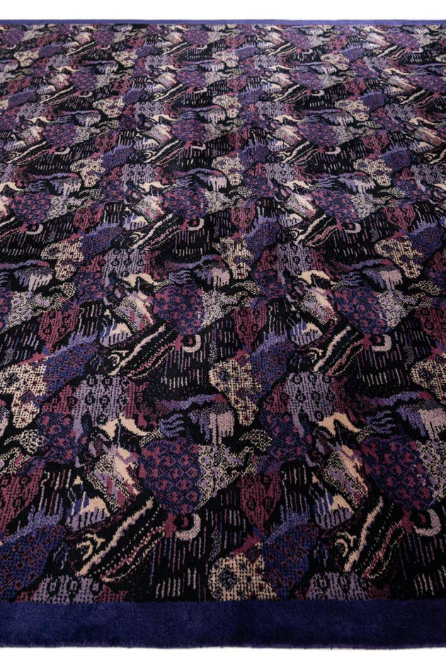 Detail image of 7' 6 x 8' Hand Knotted Tibet Wool Square Rug