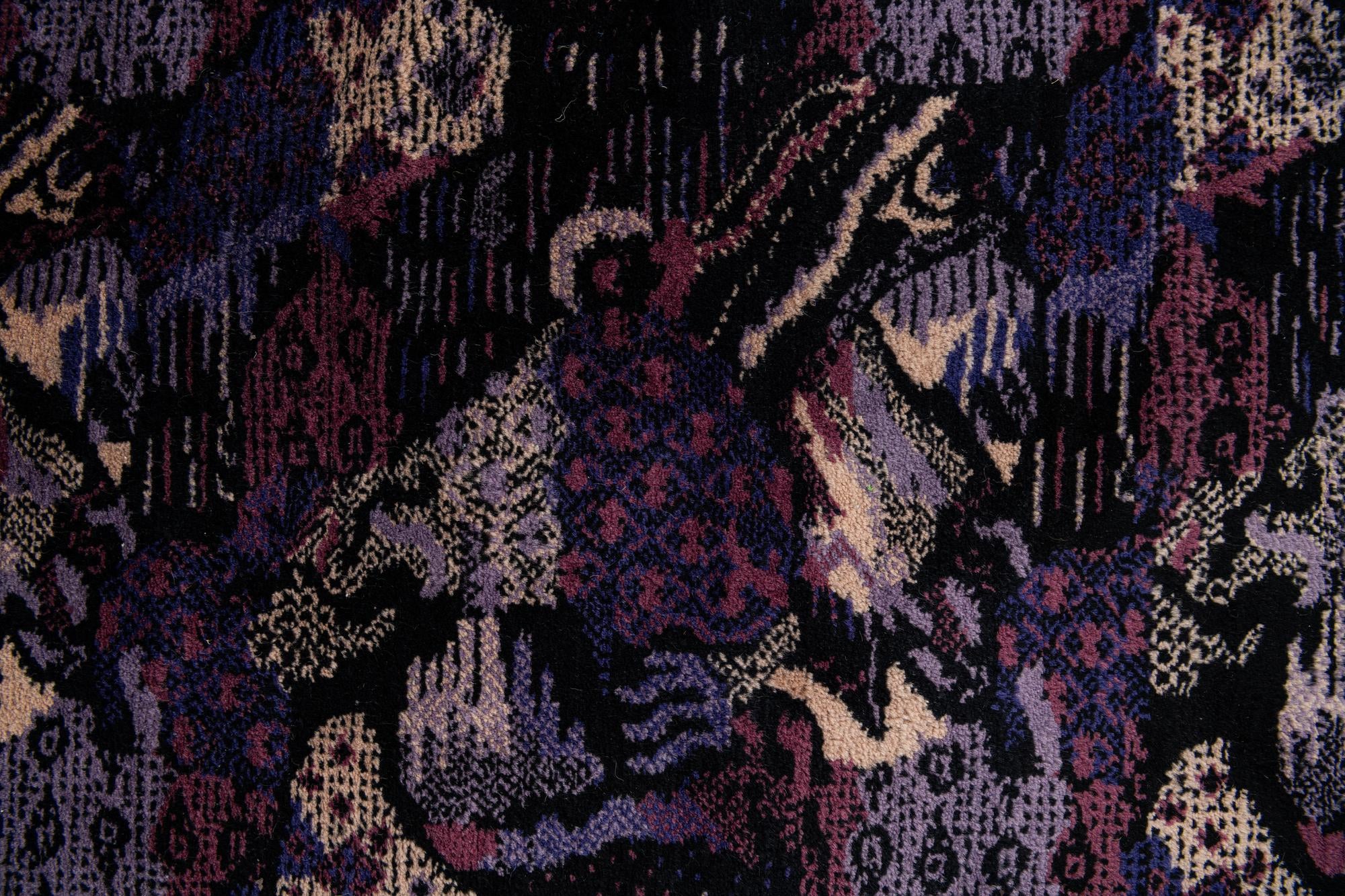 7' 6 x 8' Hand Knotted Tibet Wool Square Rug