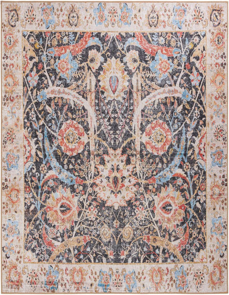 Detail image of 7' 10 x 7' 10 Washable Timeless Square Rug