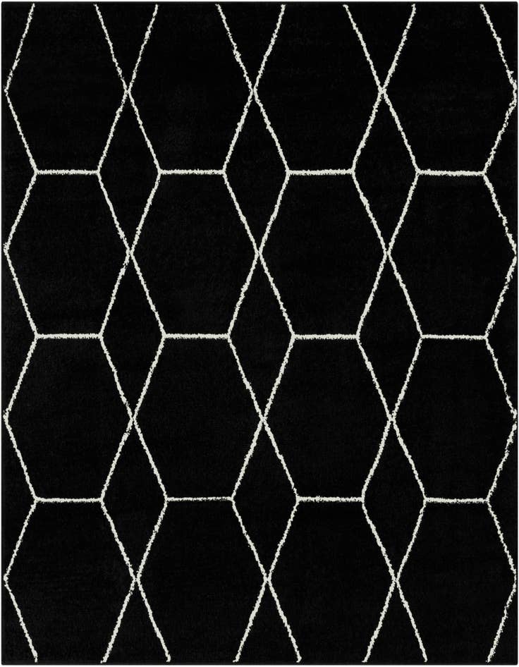 Detail image of 5' 3 x 5' 3 Trellis Frieze Square Rug