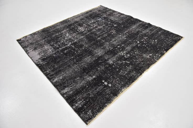 Detail image of 6' 7 x 6' 10 Hand Knotted Ultra Vintage Persian Wool Square Rug