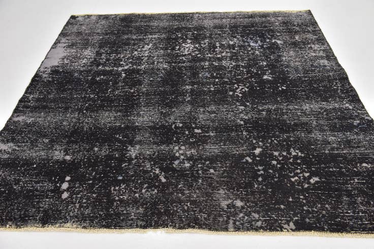 Detail image of 6' 7 x 6' 10 Hand Knotted Ultra Vintage Persian Wool Square Rug