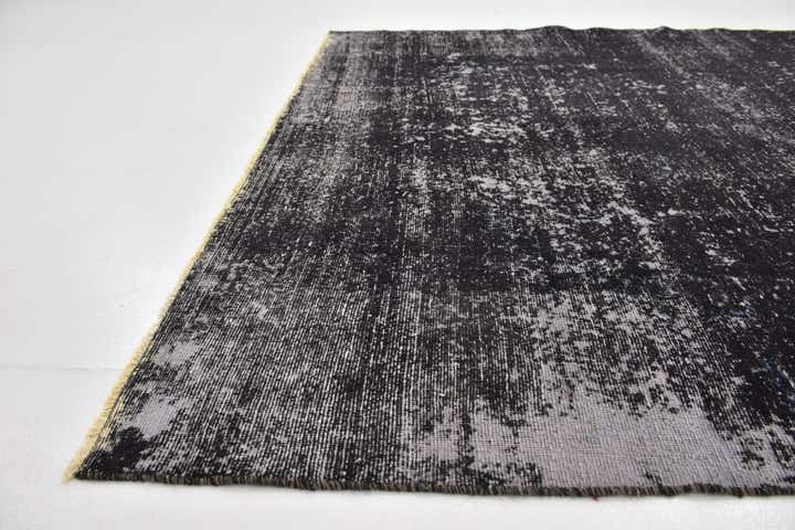 6' 7 x 6' 10 Hand Knotted Ultra Vintage Persian Wool Square Rug