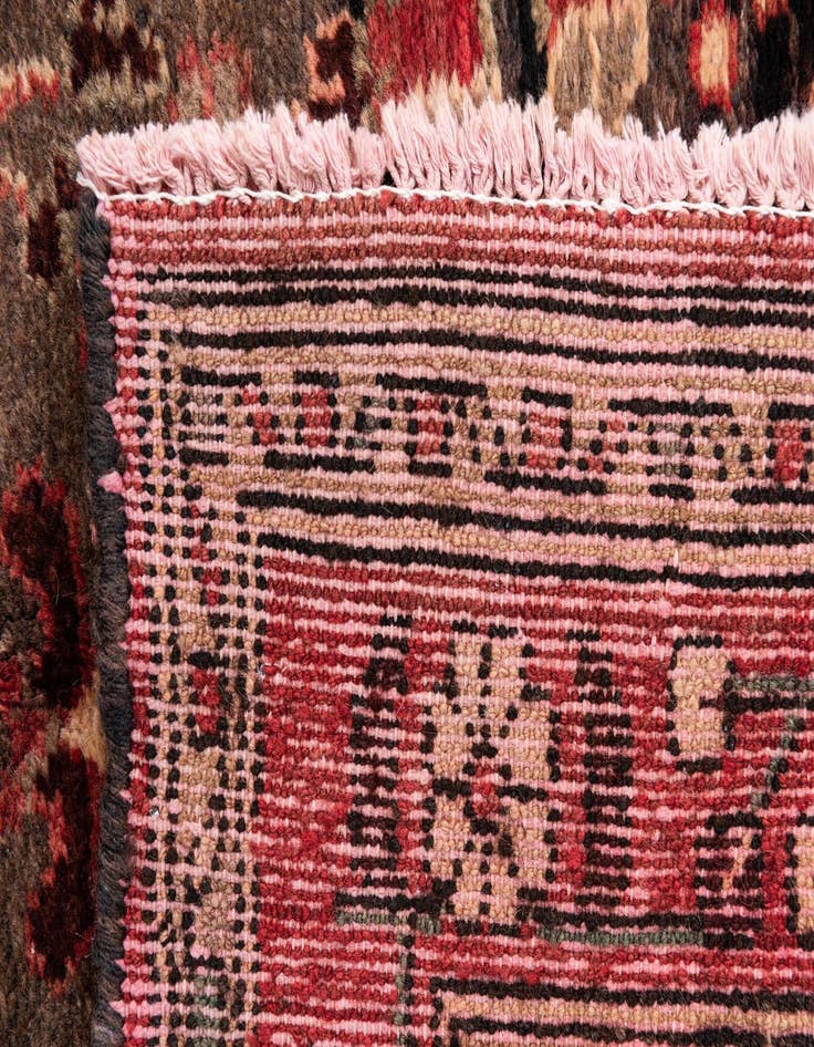 Detail image of 4' x 4' 9  Hand Knotted Ultra Vintage Persian Wool Square Rug