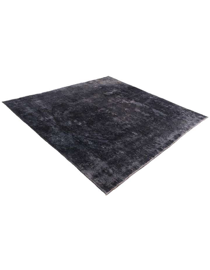 6' 3 x 6' 5 Hand Knotted Ultra Vintage Persian Wool Square Rug