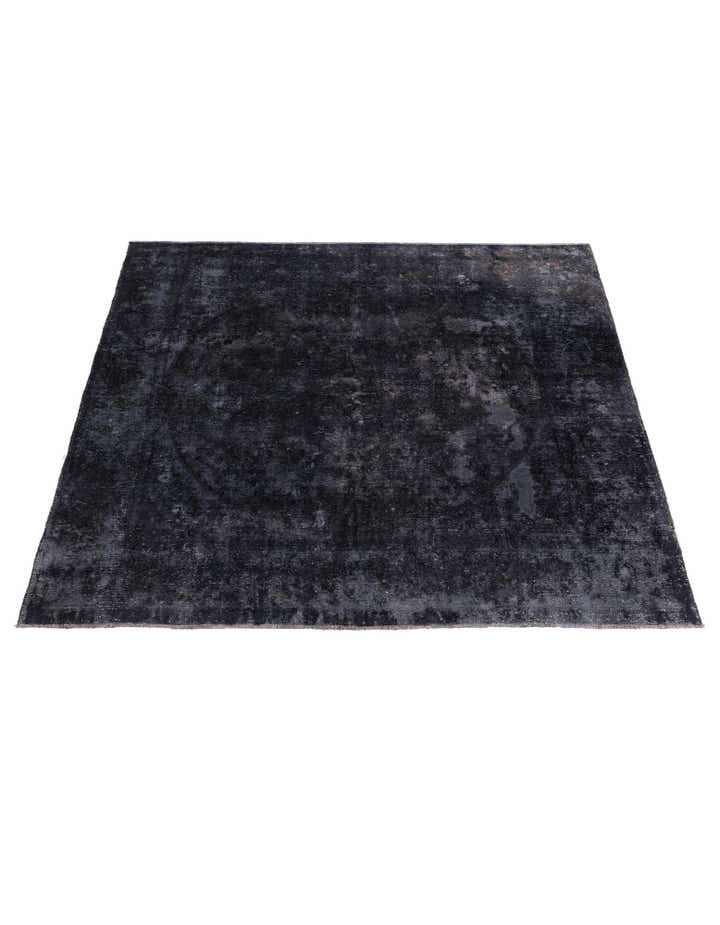 6' 3 x 6' 5 Hand Knotted Ultra Vintage Persian Wool Square Rug