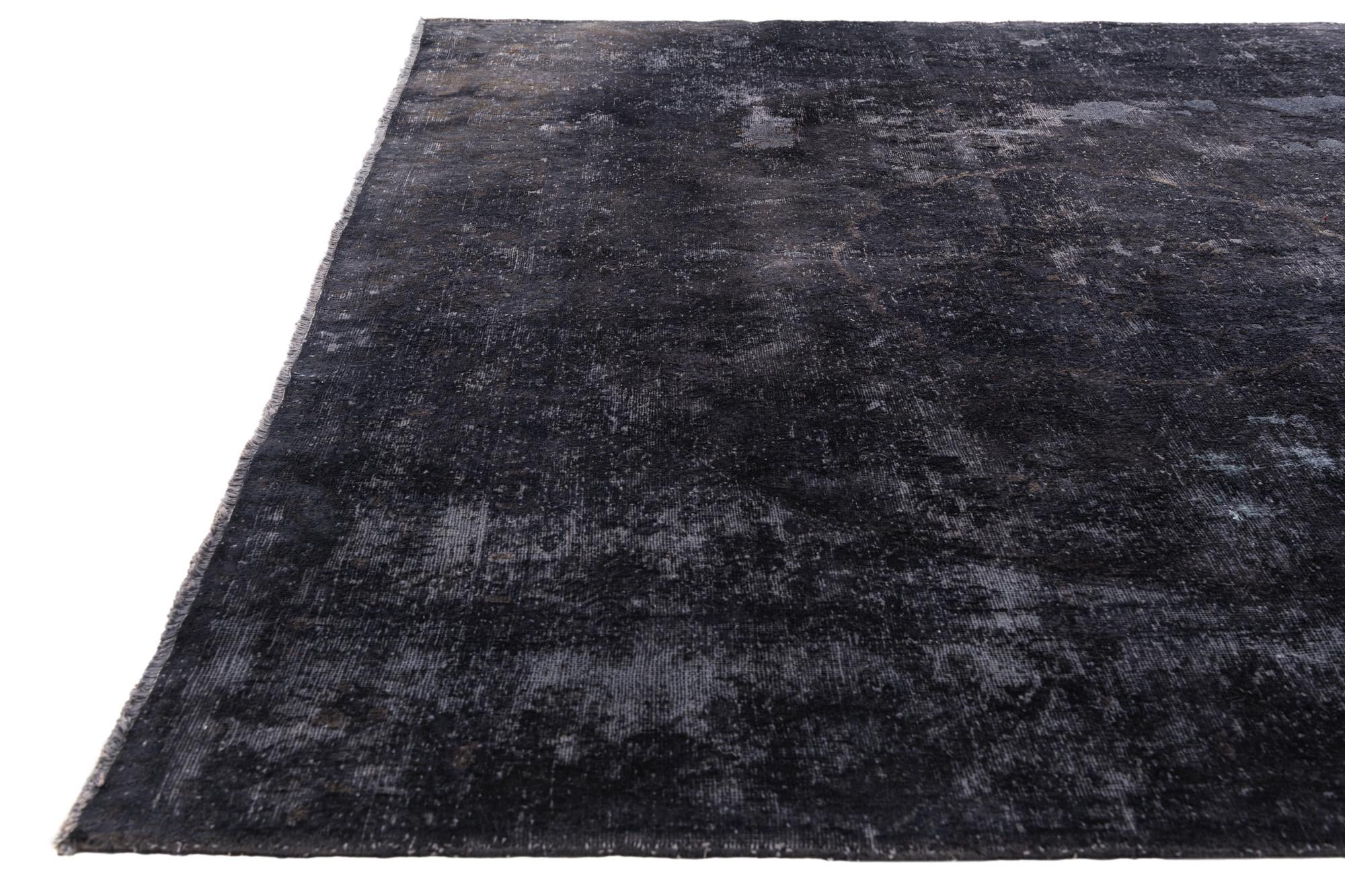 6' 3 x 6' 5 Hand Knotted Ultra Vintage Persian Wool Square Rug