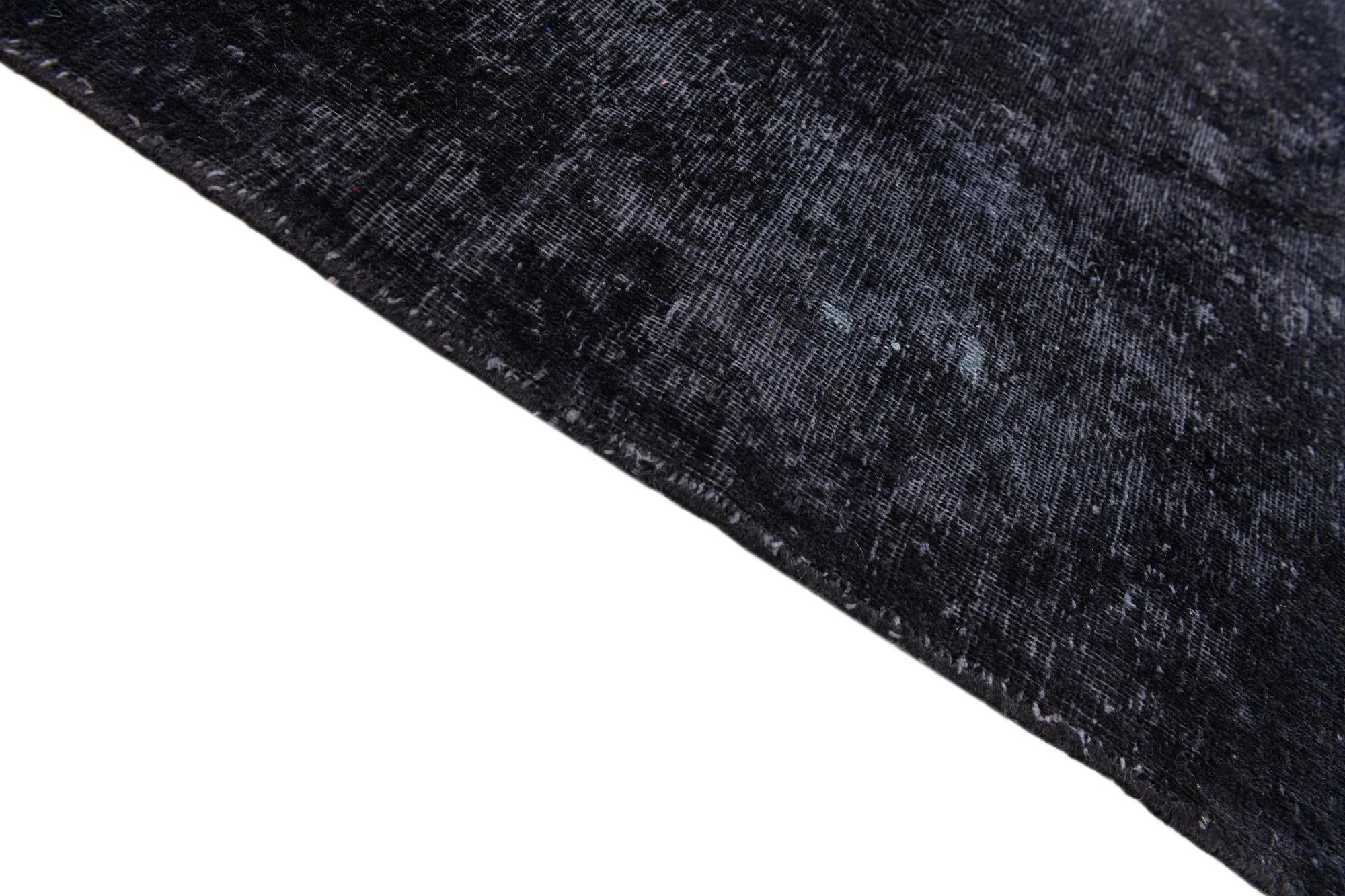 6' 3 x 6' 5 Hand Knotted Ultra Vintage Persian Wool Square Rug
