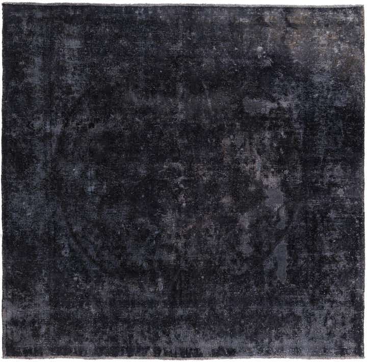6' 3 x 6' 5 Hand Knotted Ultra Vintage Persian Wool Square Rug