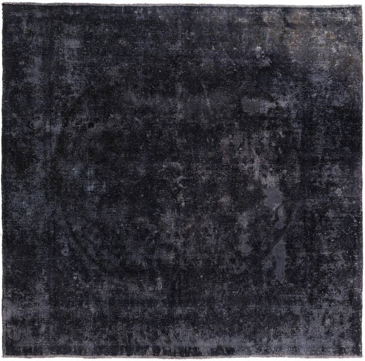 Detail image of 6' 3 x 6' 5 Hand Knotted Ultra Vintage Persian Wool Square Rug
