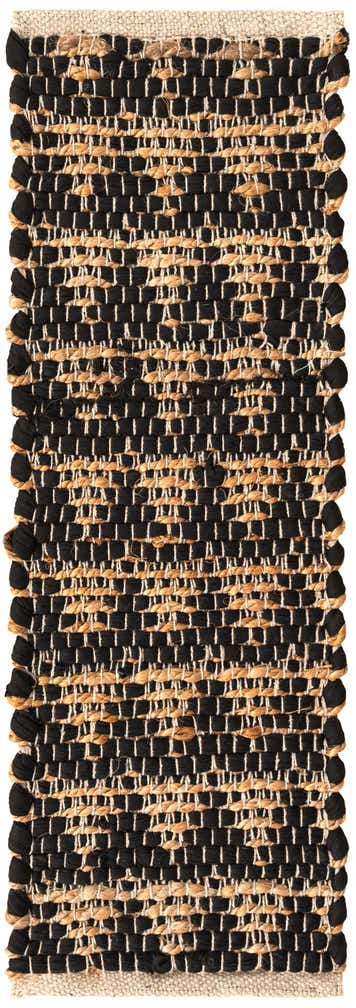 0' 9 x 2' 6 Chindi Jute Stair Rug
