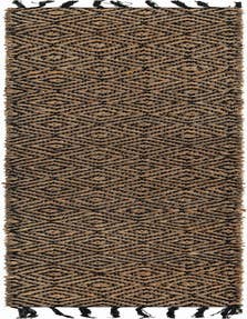 Detail image of 1' 2 x 10'  Hand Woven Braided Jute Table Runner Rug