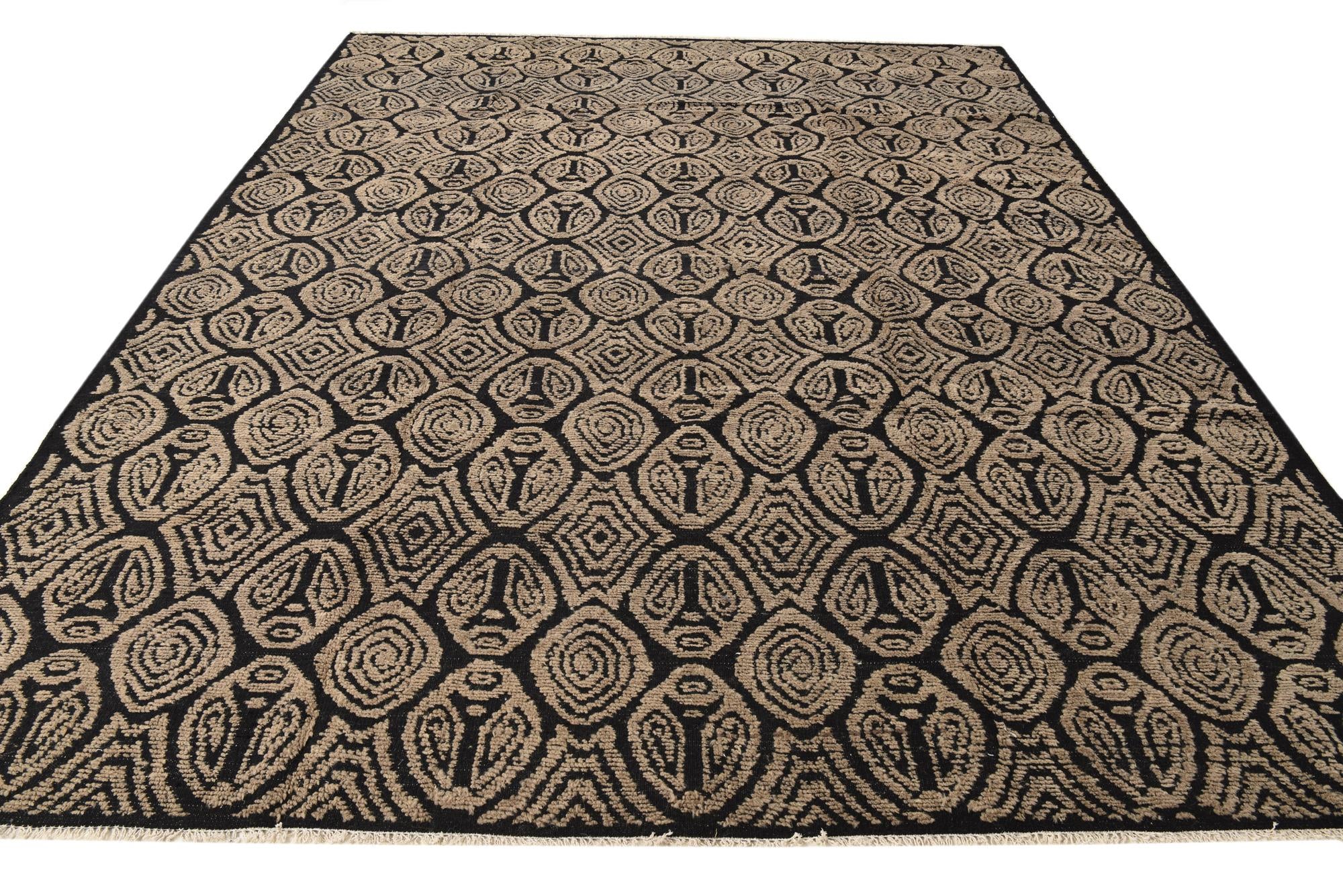 9' 3 x 12' Hand Knotted Darya Wool Rug