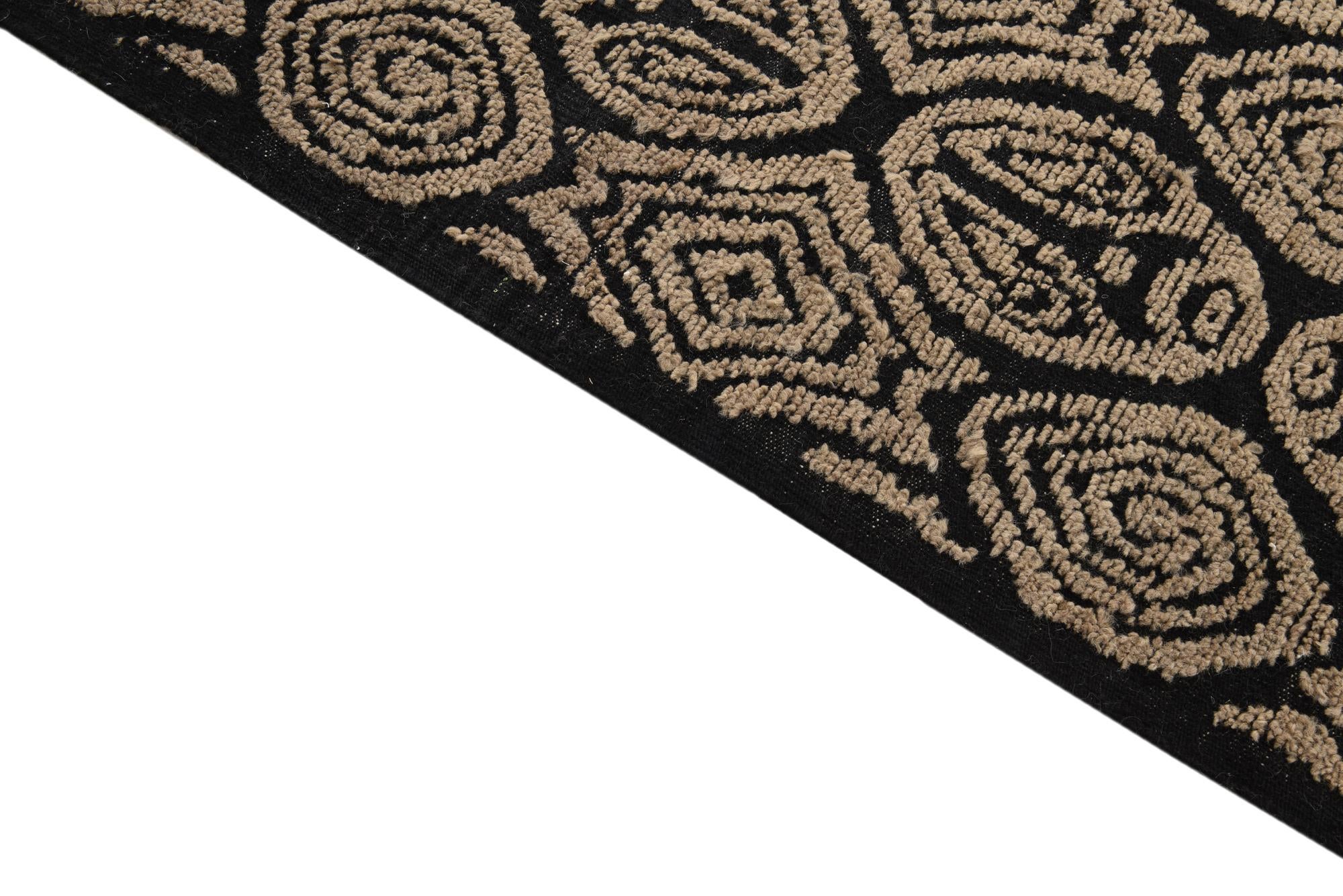 9' 3 x 12' Hand Knotted Darya Wool Rug