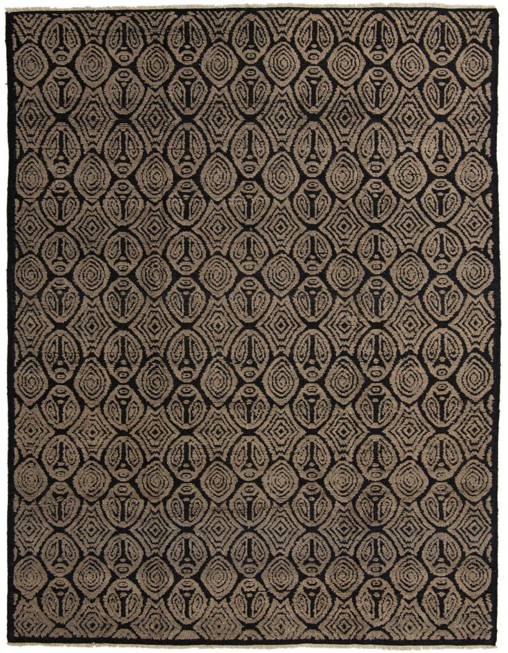 Detail image of 9' 3 x 12' Hand Knotted Darya Wool Rug